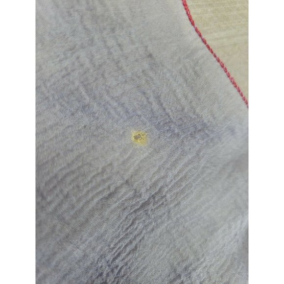 Jane Woolrich Silk Beach Cover Up Poncho Shawl Wrap Scarf Ombre Multicolor - Picture 12 of 12